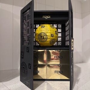 Fendi Black and Gold Lunar New Year Set with Yellow lantern - lights up!